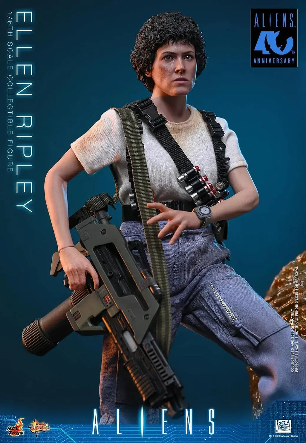 Hot Toys Alien 2 Ellen Ripley Sixth Scale Figure, 30 cm Tall