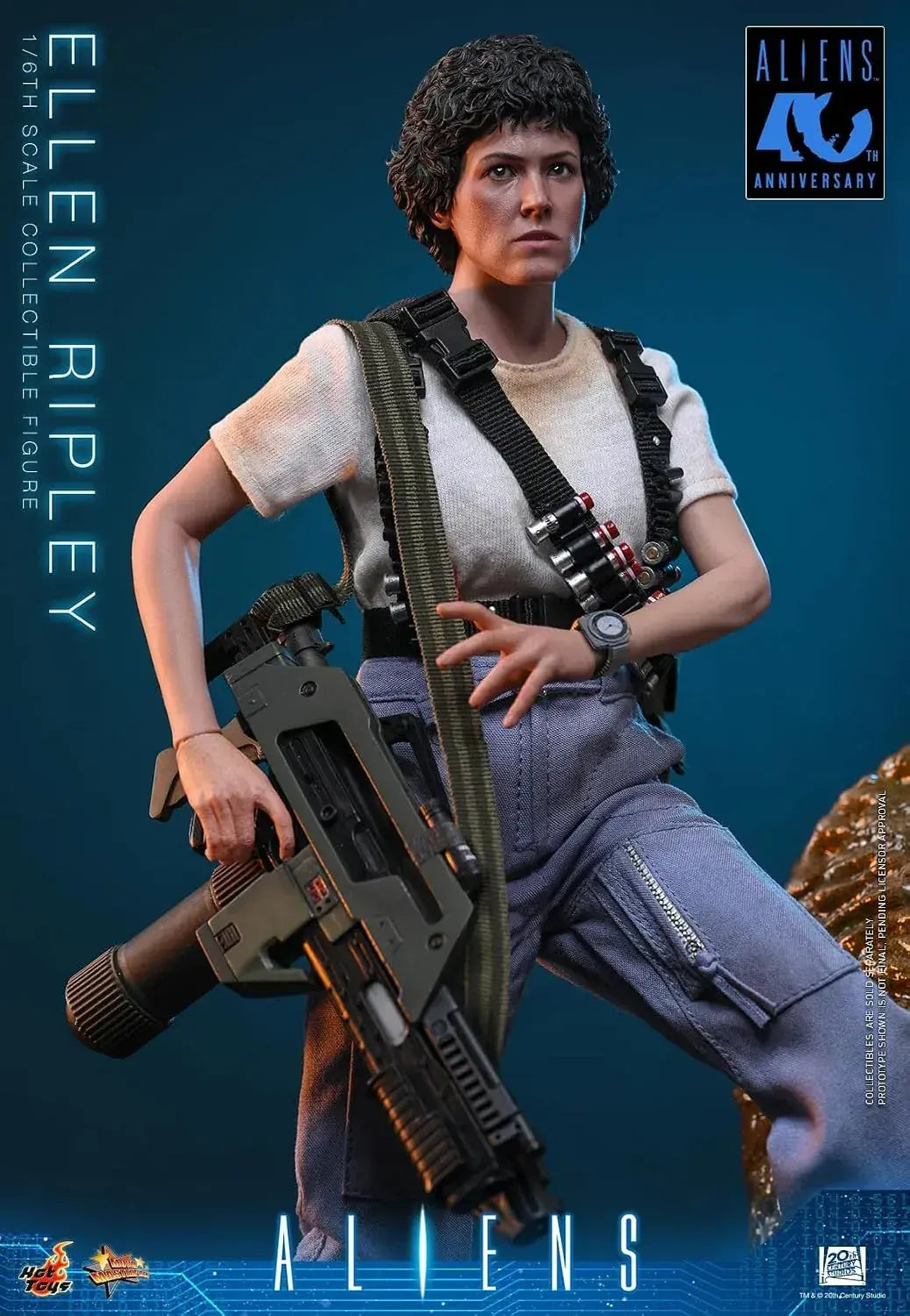 Hot Toys Alien 2 Ellen Ripley Sixth Scale Figure, 30 cm Tall