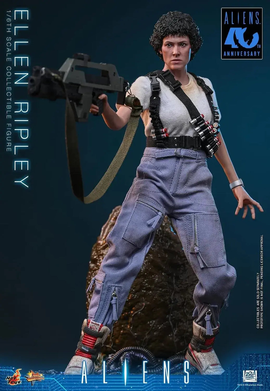 Hot Toys Alien 2 Ellen Ripley Sixth Scale Figure, 30 cm Tall