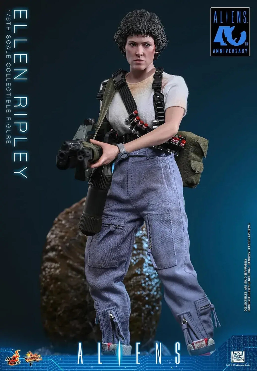 Hot Toys Alien 2 Ellen Ripley Sixth Scale Figure, 30 cm Tall