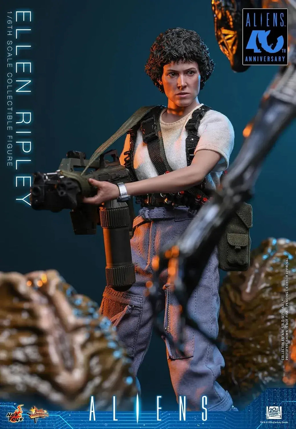 Hot Toys Alien 2 Ellen Ripley Sixth Scale Figure, 30 cm Tall