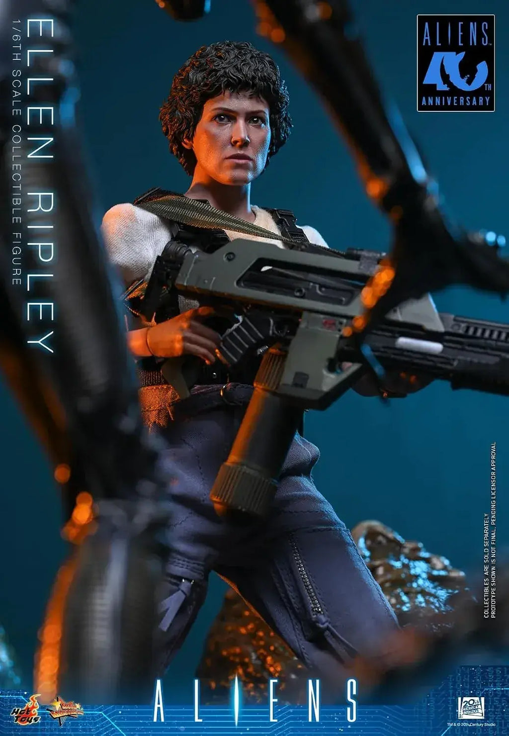 Hot Toys Alien 2 Ellen Ripley Sixth Scale Figure, 30 cm Tall