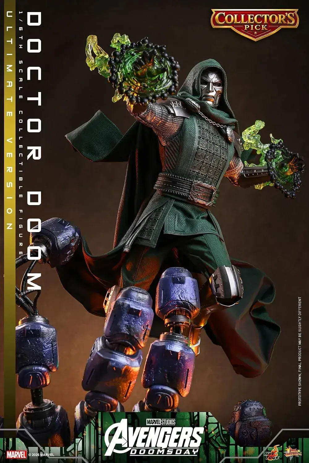 Hot Toys Avengers Doomsday Doctor Doom 1/6 Scale Action Figure