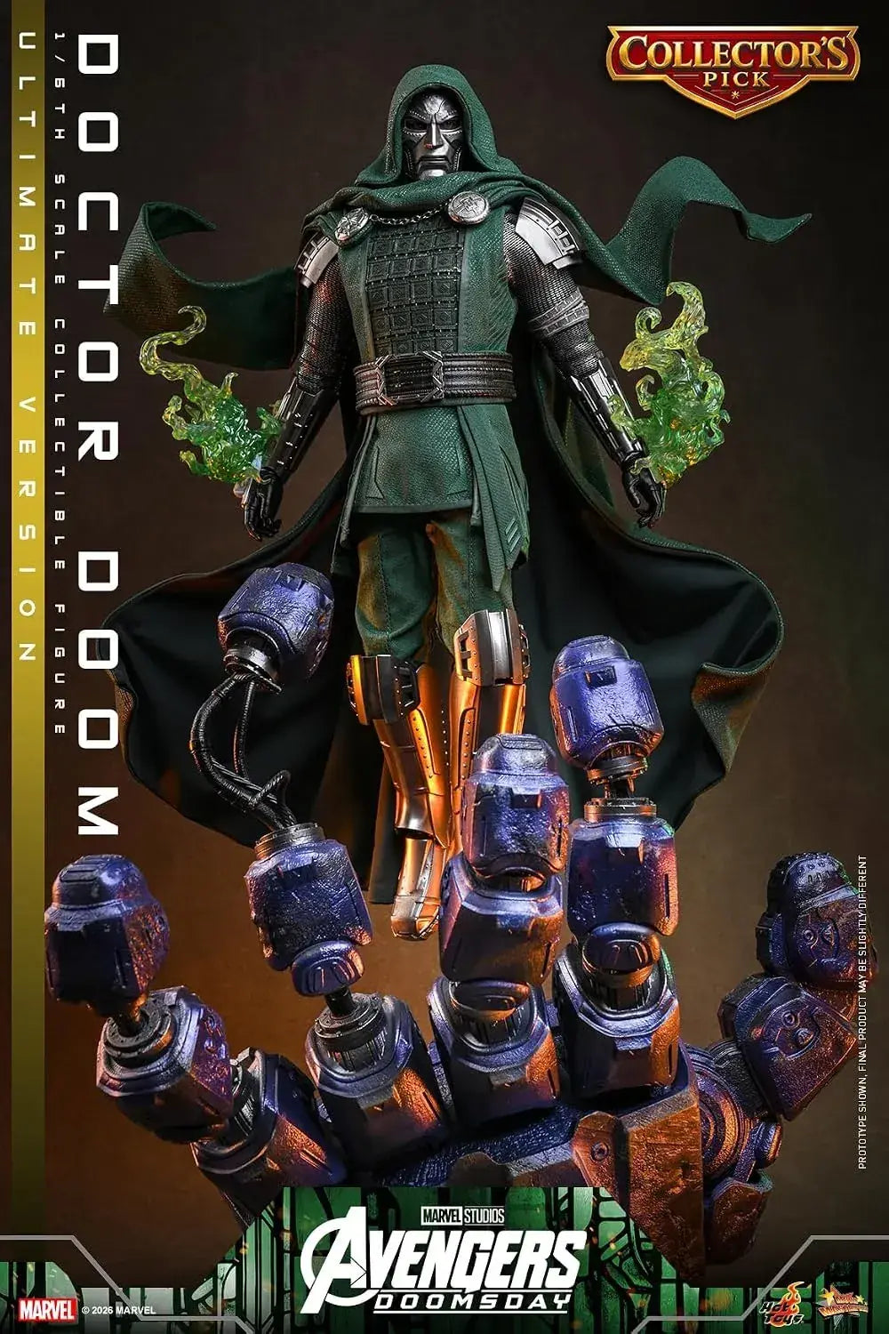 Hot Toys Avengers Doomsday Doctor Doom 1/6 Scale Action Figure