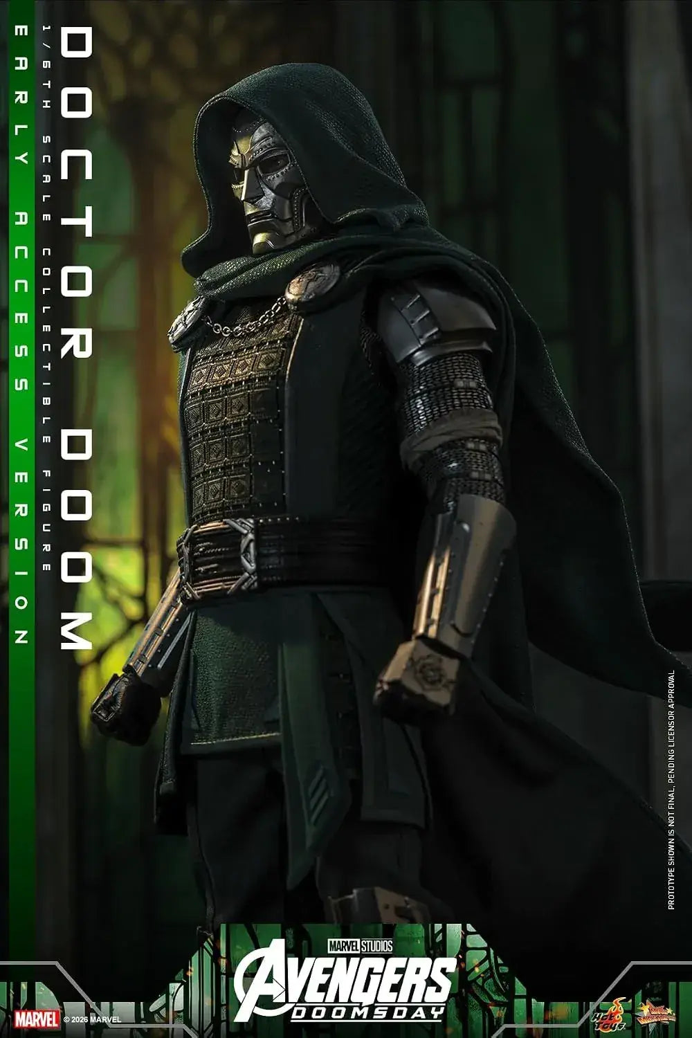 Hot Toys Avengers Doomsday Doctor Doom 1/6 Scale Figure