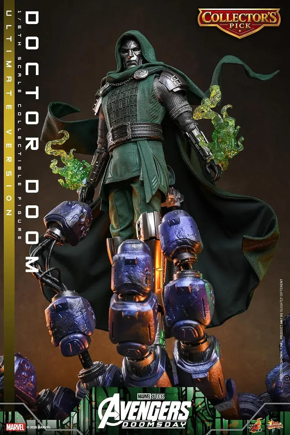 Hot Toys Avengers Doomsday Doctor Doom 1/6 Scale Action Figure