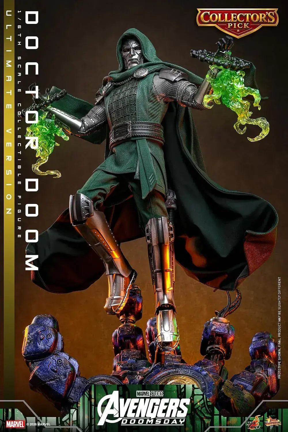 Hot Toys Avengers Doomsday Doctor Doom 1/6 Scale Action Figure
