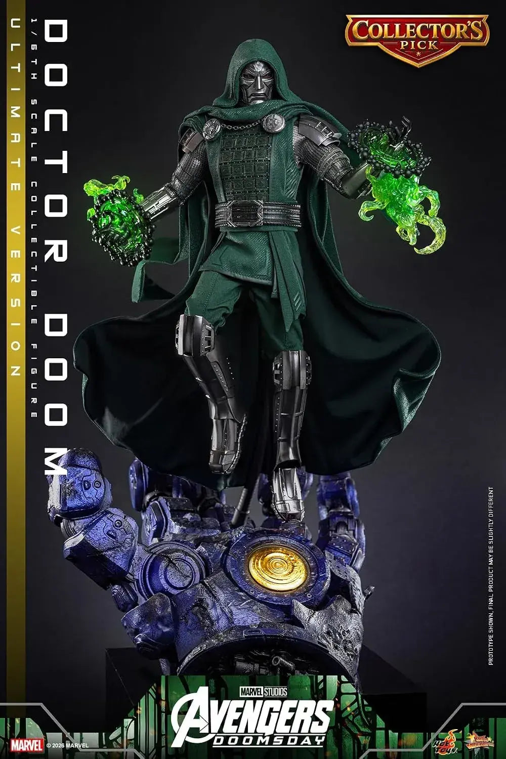 Hot Toys Avengers Doomsday Doctor Doom 1/6 Scale Action Figure