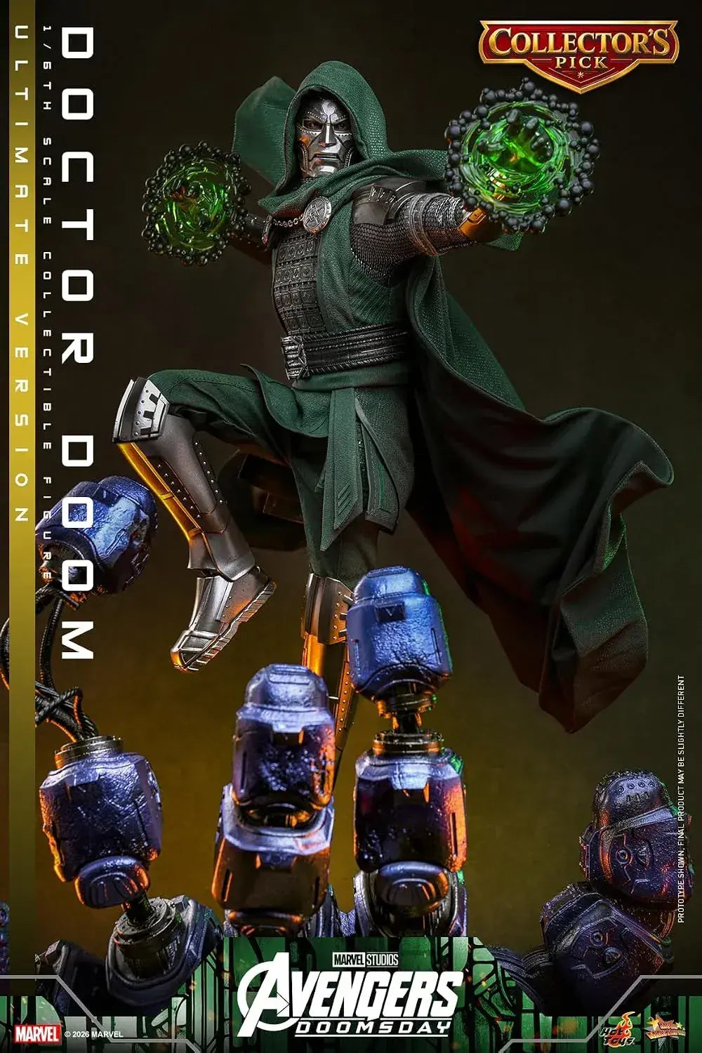 Hot Toys Avengers Doomsday Doctor Doom 1/6 Scale Action Figure