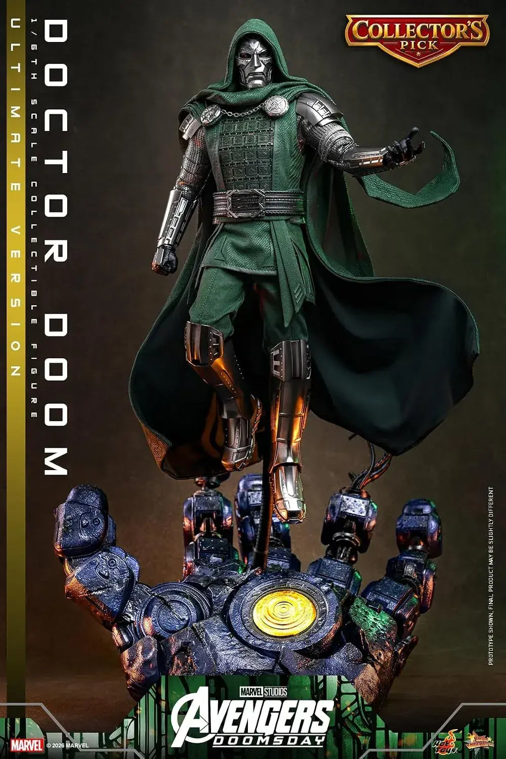 Hot Toys Avengers Doomsday Doctor Doom 1/6 Scale Action Figure