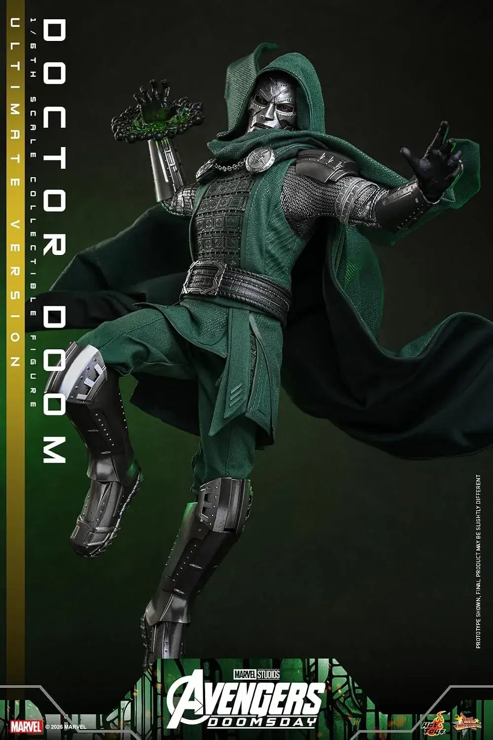 Hot Toys Avengers Doomsday Doctor Doom 1/6 Scale Action Figure
