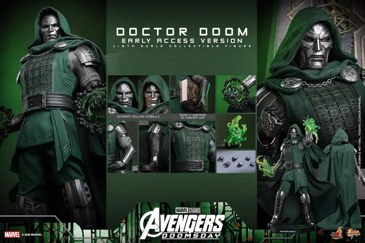 Hot Toys Avengers Doomsday Doctor Doom 1/6 Scale Figure