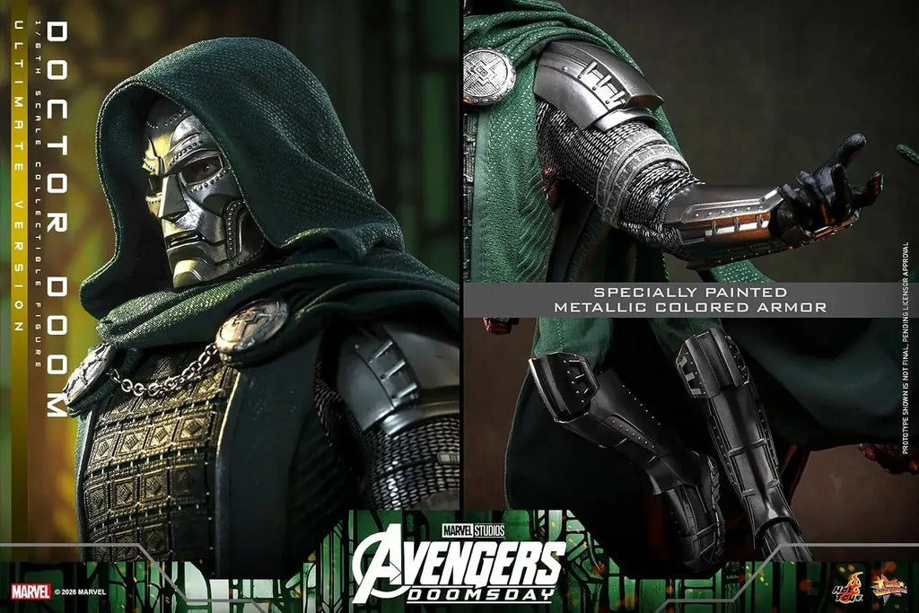 Hot Toys Avengers Doomsday Doctor Doom 1/6 Scale Action Figure