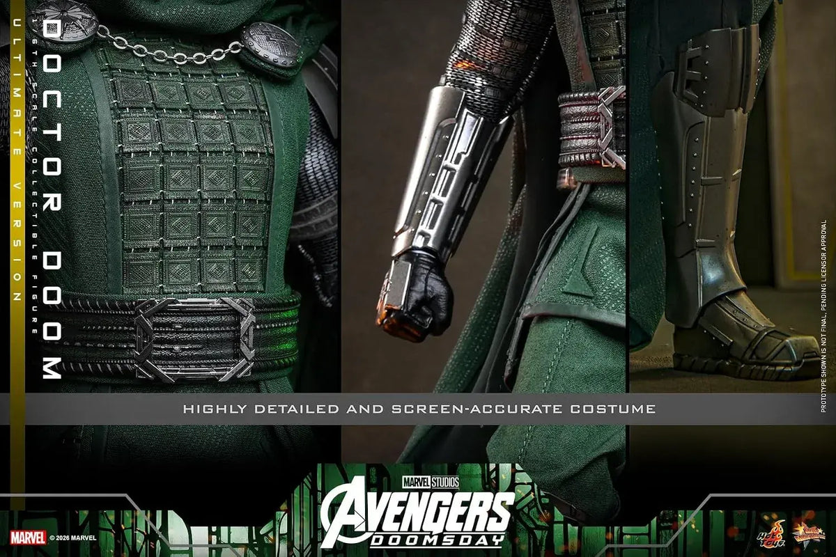 Hot Toys Avengers Doomsday Doctor Doom 1/6 Scale Action Figure