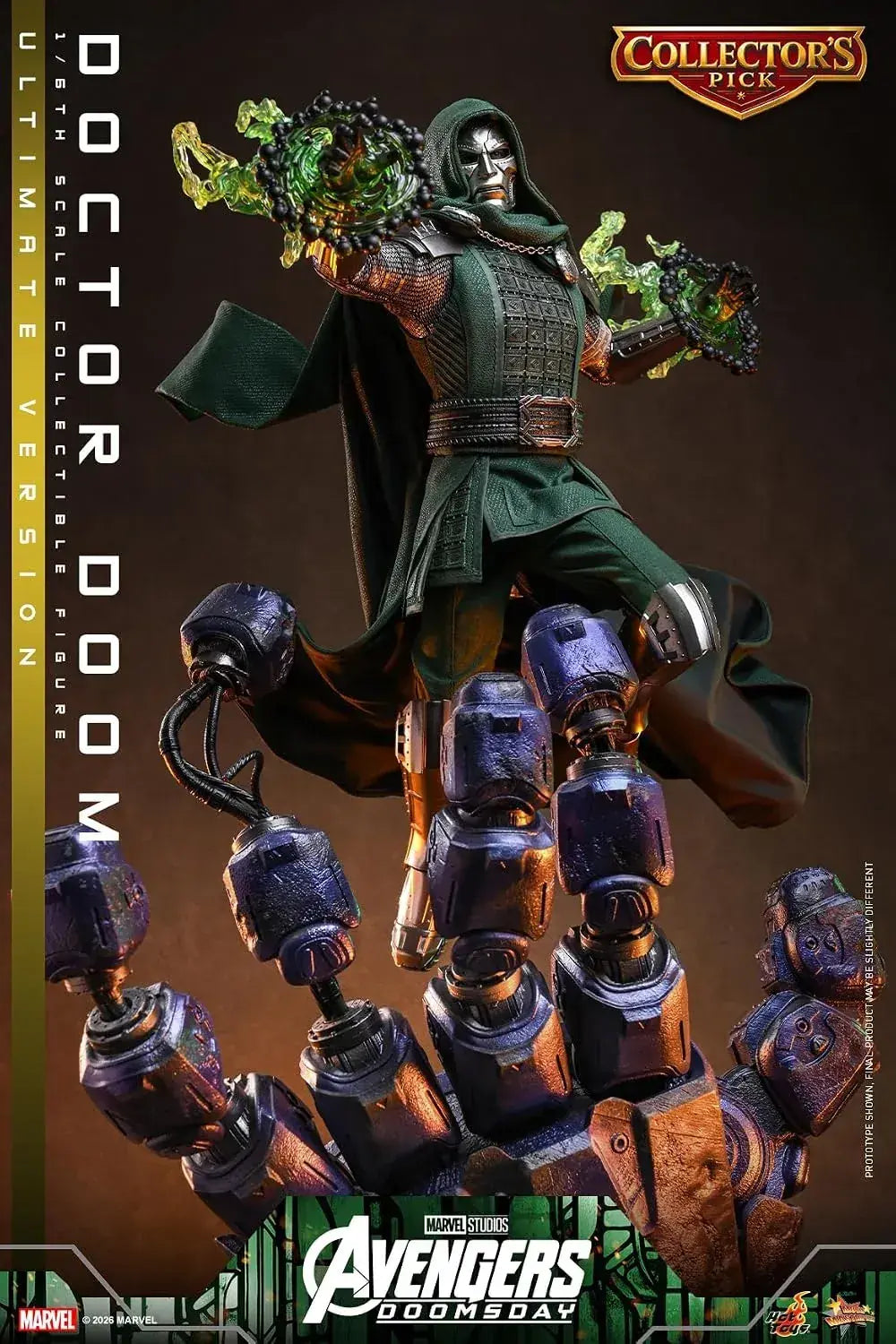 Hot Toys Avengers Doomsday Doctor Doom 1/6 Scale Action Figure