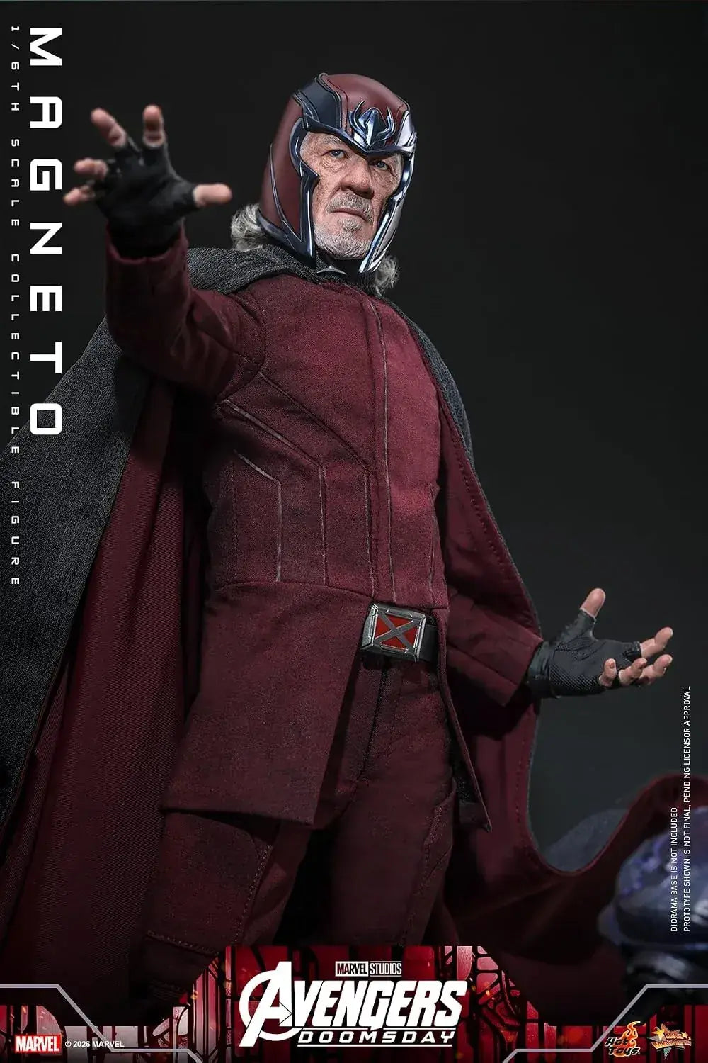 Hot Toys Avengers Doomsday Magneto 1/6 Scale Collectible Figure