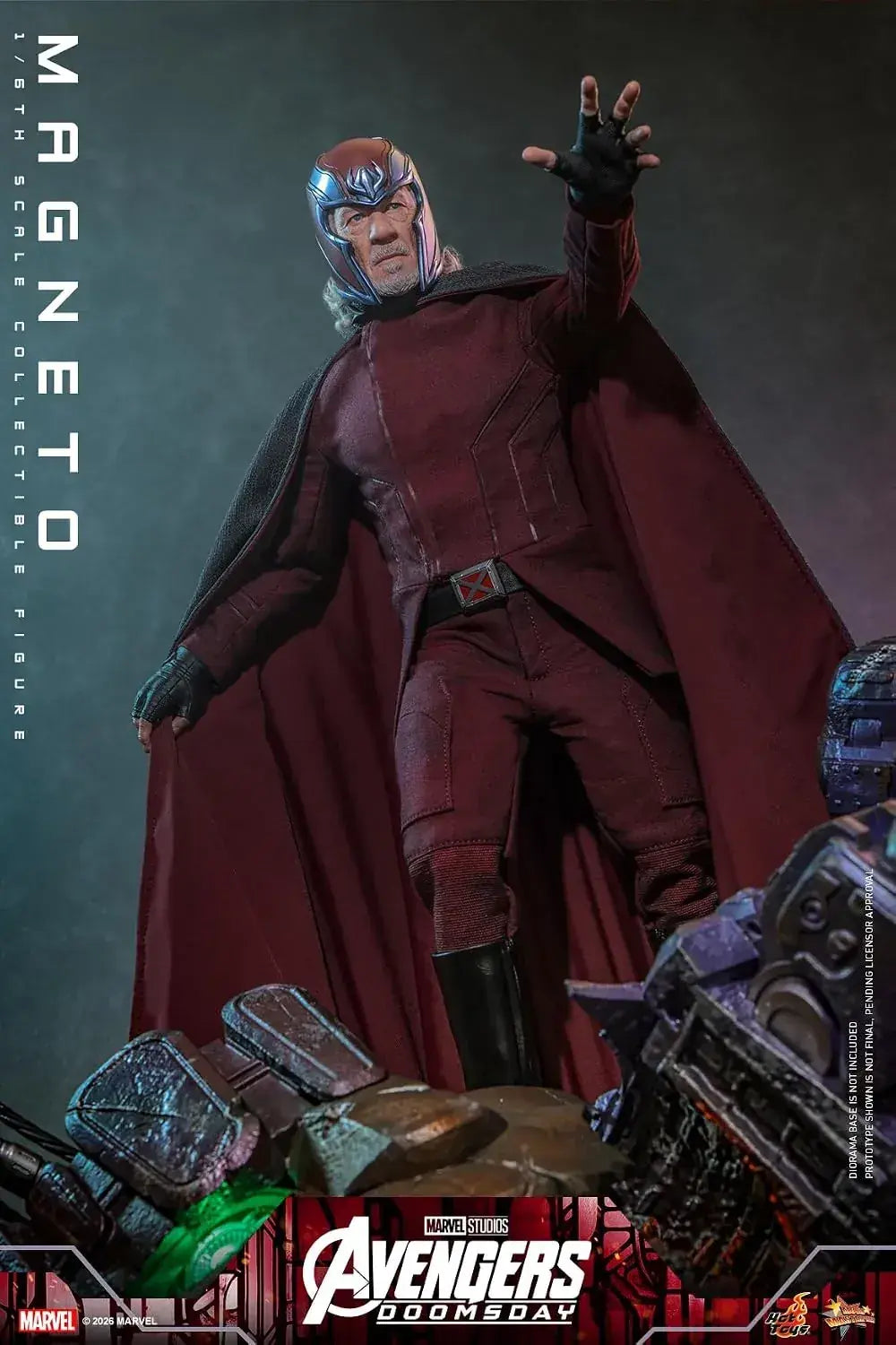 Hot Toys Avengers Doomsday Magneto 1/6 Scale Collectible Figure