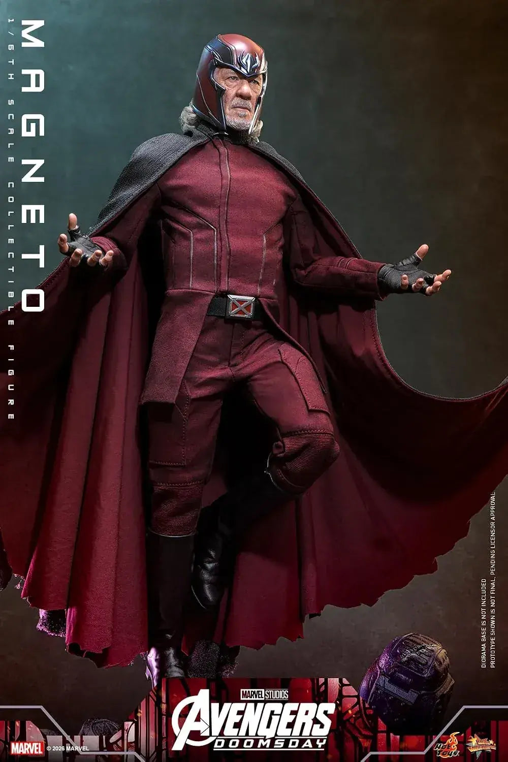 Hot Toys Avengers Doomsday Magneto 1/6 Scale Collectible Figure
