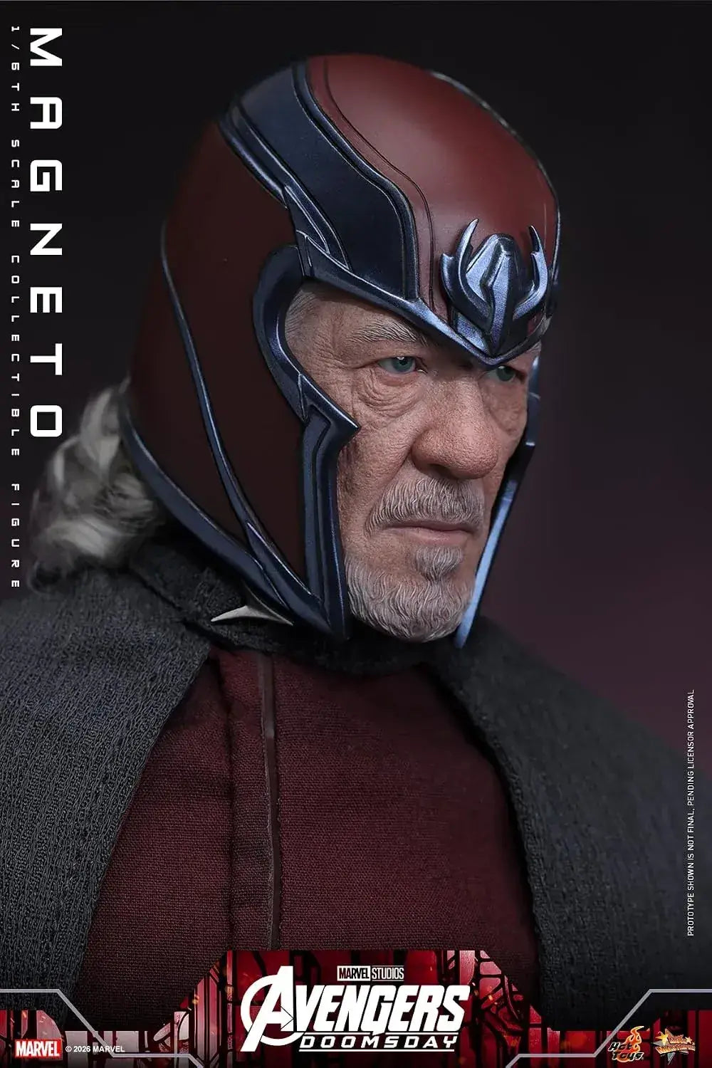 Hot Toys Avengers Doomsday Magneto 1/6 Scale Collectible Figure