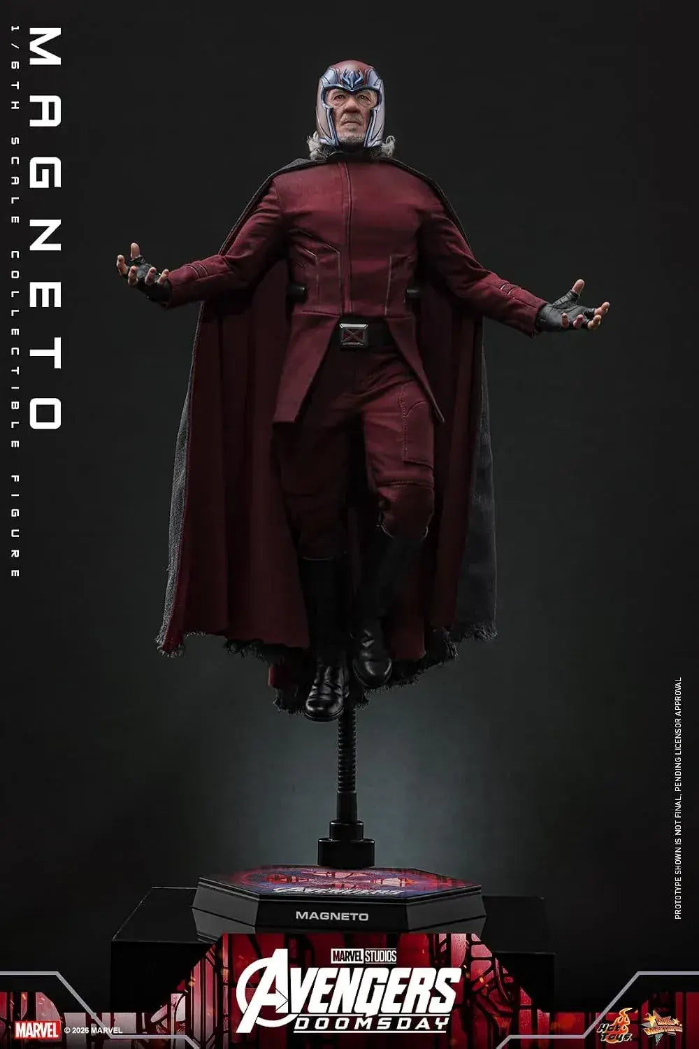Hot Toys Avengers Doomsday Magneto 1/6 Scale Collectible Figure