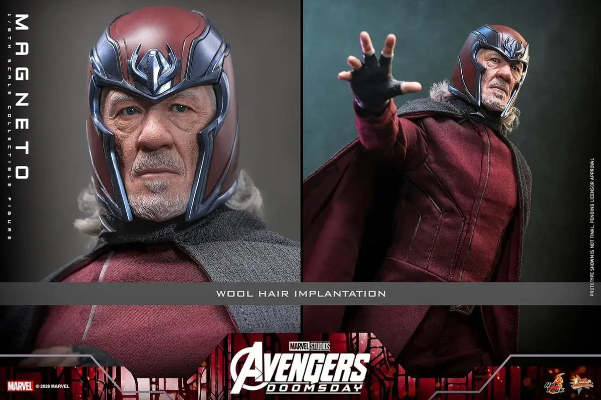 Hot Toys Avengers Doomsday Magneto 1/6 Scale Collectible Figure