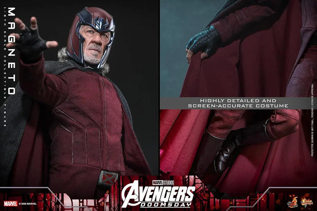 Hot Toys Avengers Doomsday Magneto 1/6 Scale Collectible Figure