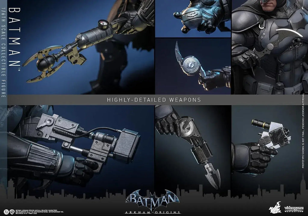 Hot Toys Batman Arkham Begins 1/6 Scale Figure, 13-Inch Model