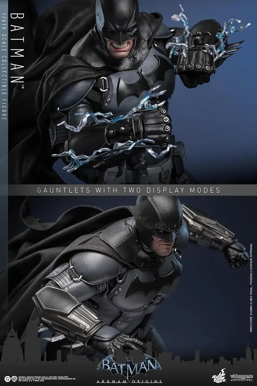 Hot Toys Batman Arkham Begins 1/6 Scale Figure, 13-Inch Model