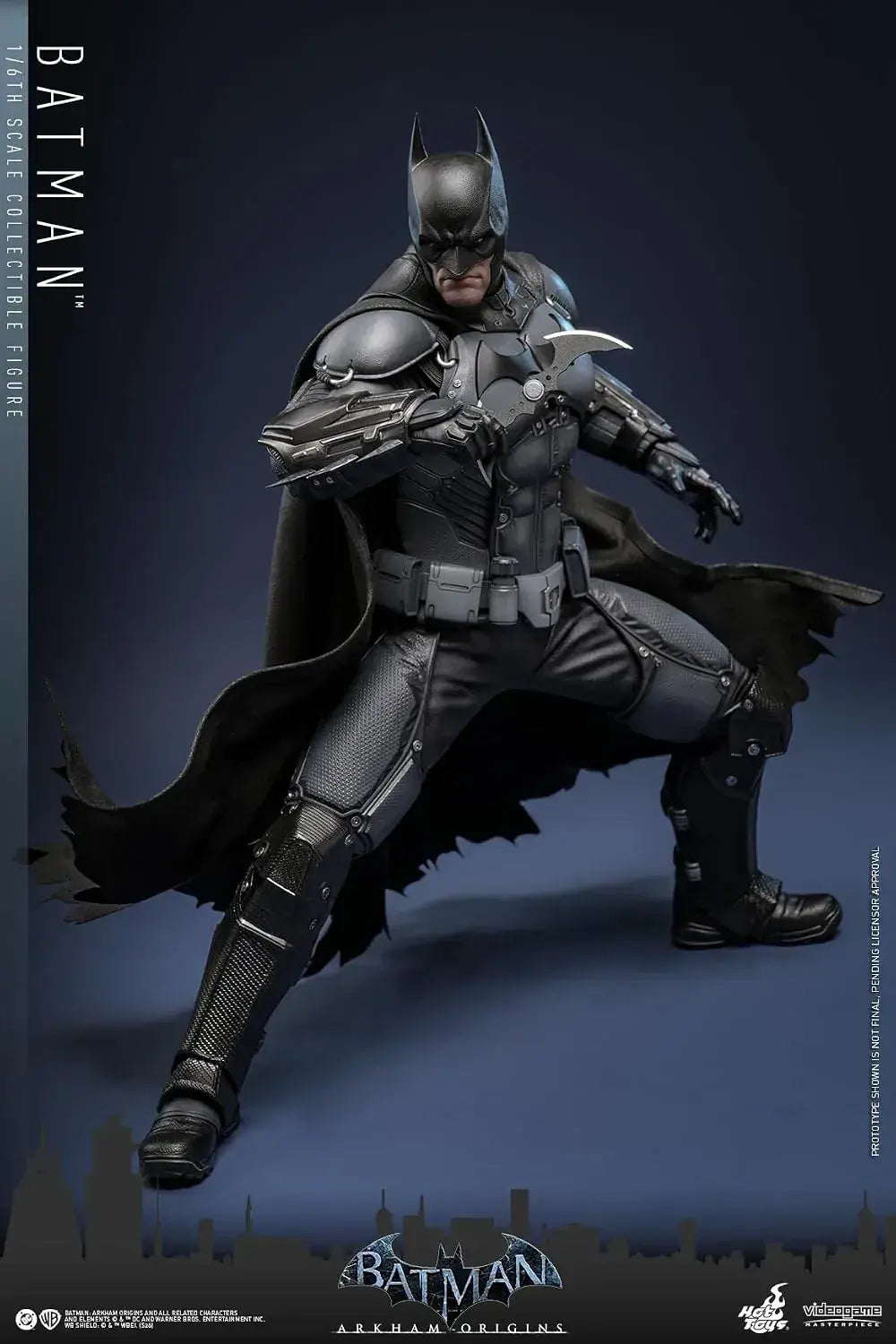 Hot Toys Batman Arkham Begins 1/6 Scale Figure, 13-Inch Model