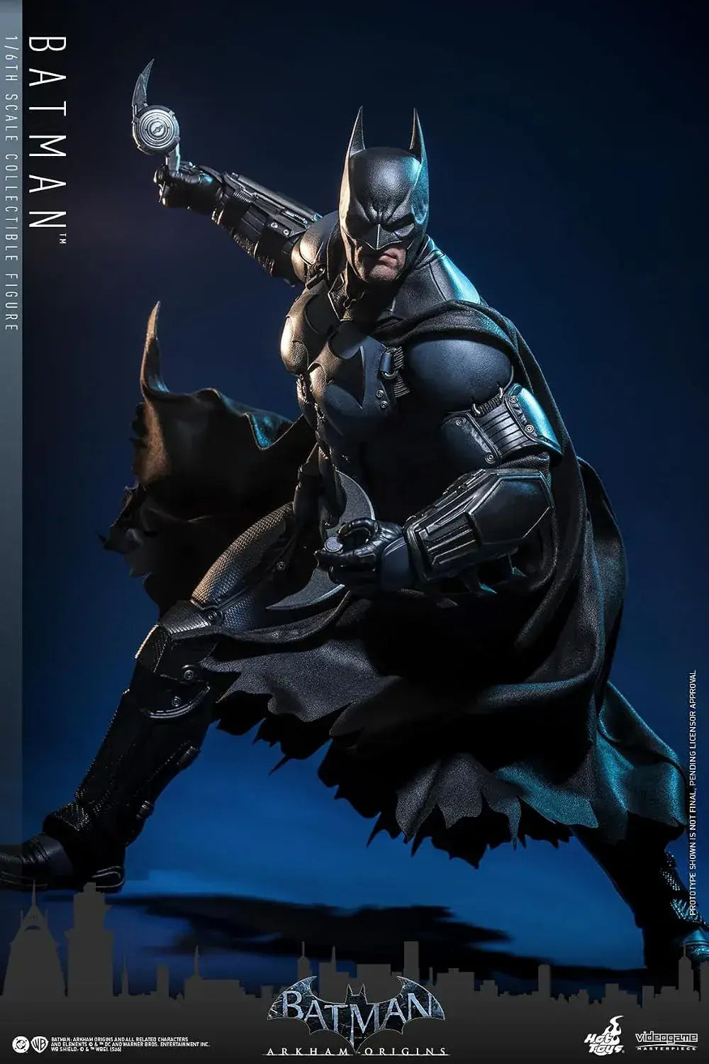Hot Toys Batman Arkham Begins 1/6 Scale Figure, 13-Inch Model