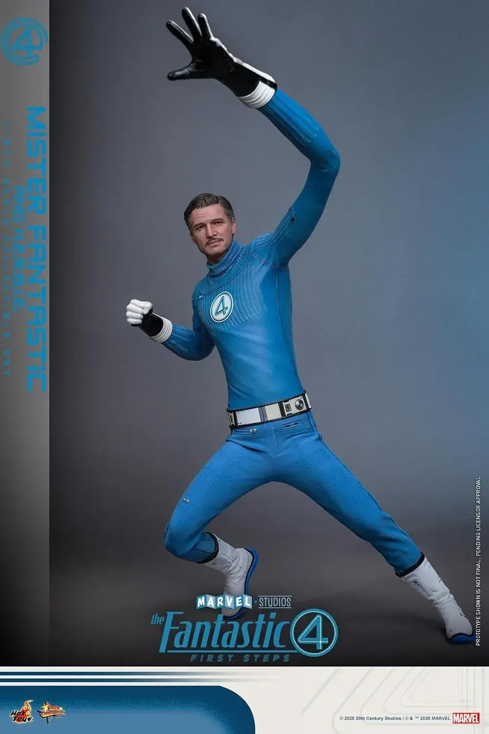 Hot Toys Fantastic 4 Mr Fantastic 1/6 Scale Figure with Harby