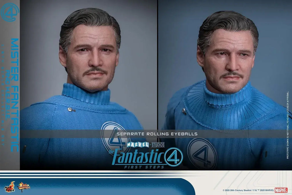 Hot Toys Fantastic 4 Mr Fantastic 1/6 Scale Figure with Harby