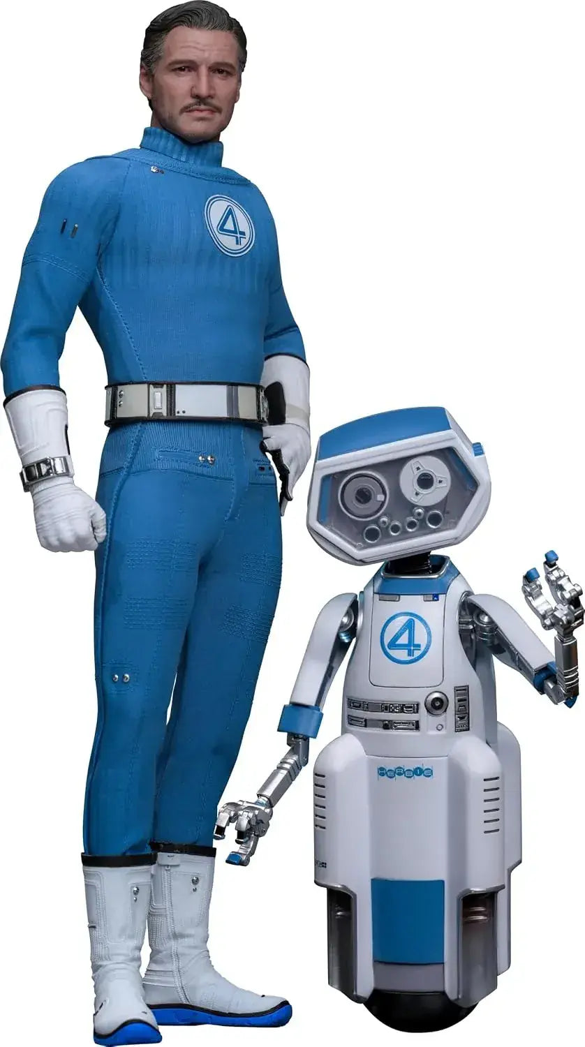 Hot Toys Fantastic 4 Mr Fantastic 1/6 Scale Figure with Harby