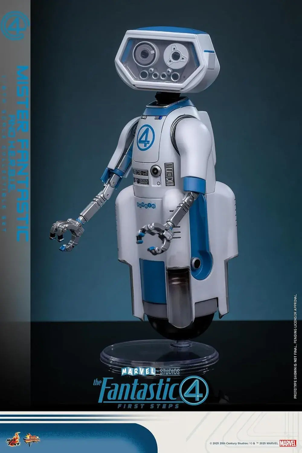 Hot Toys Fantastic 4 Mr Fantastic 1/6 Scale Figure with Harby