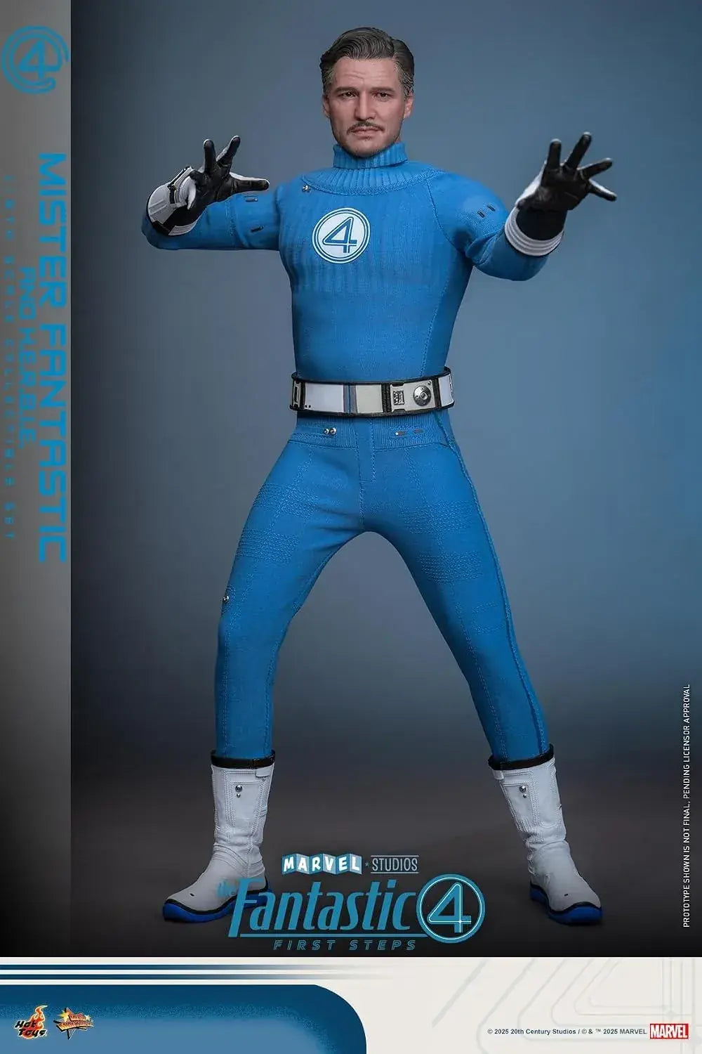 Hot Toys Fantastic 4 Mr Fantastic 1/6 Scale Figure with Harby
