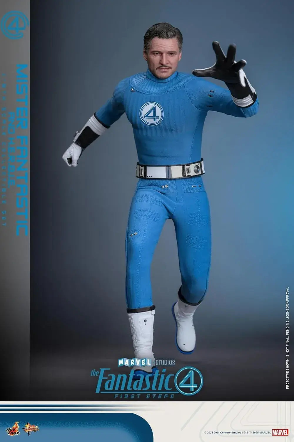 Hot Toys Fantastic 4 Mr Fantastic 1/6 Scale Figure with Harby