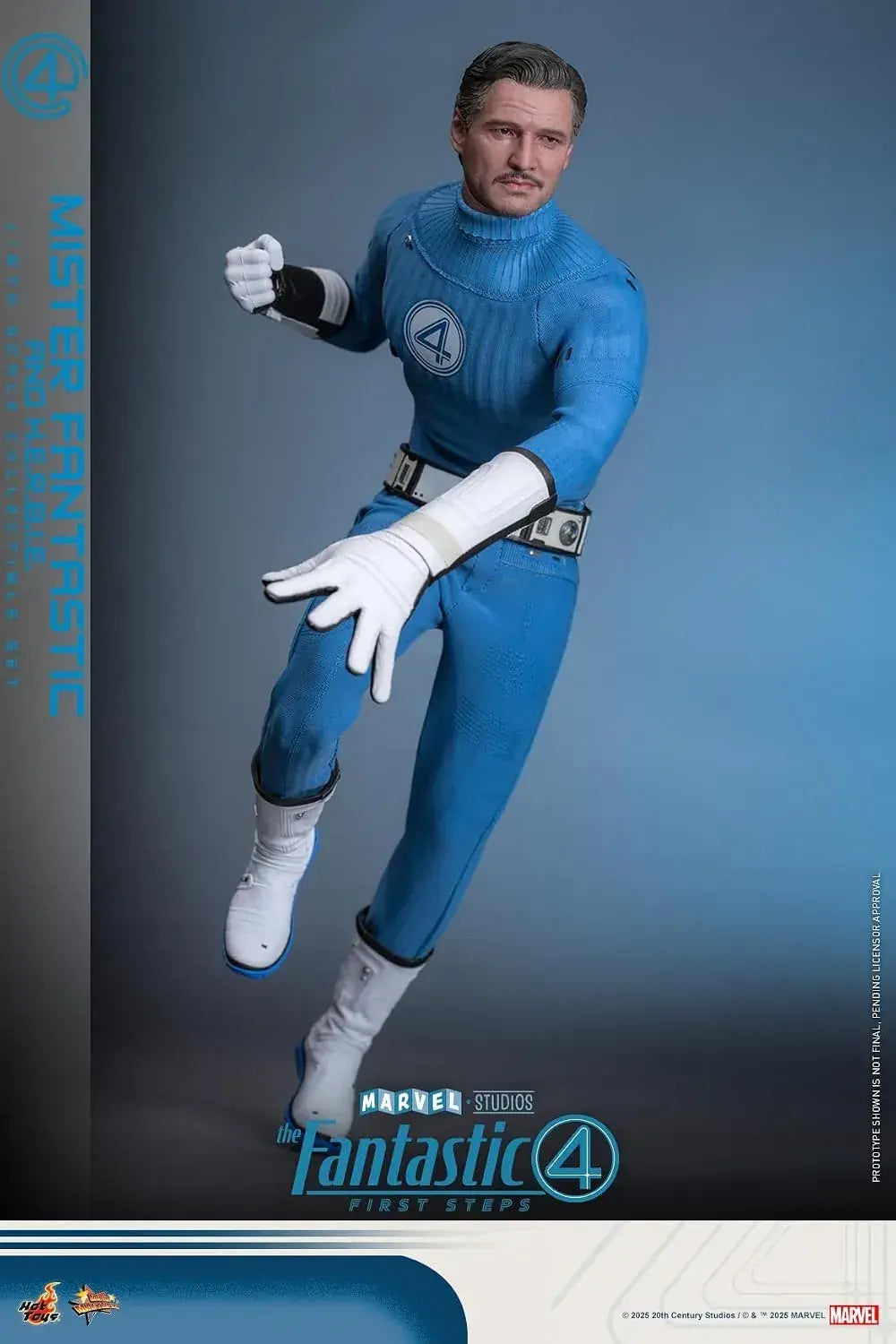 Hot Toys Fantastic 4 Mr Fantastic 1/6 Scale Figure with Harby