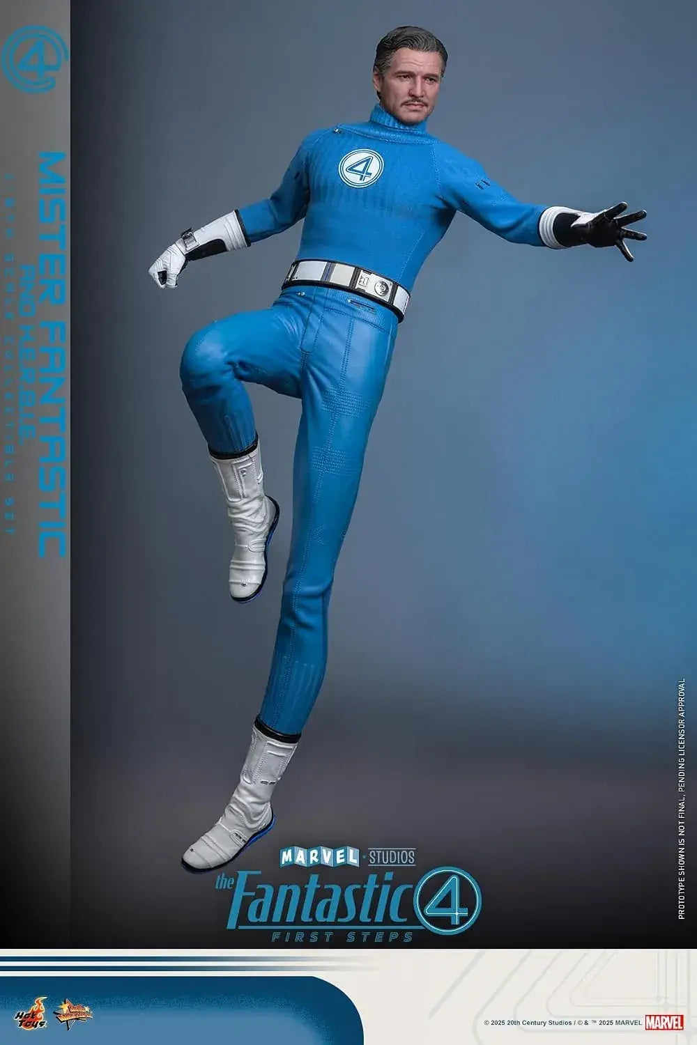 Hot Toys Fantastic 4 Mr Fantastic 1/6 Scale Figure with Harby