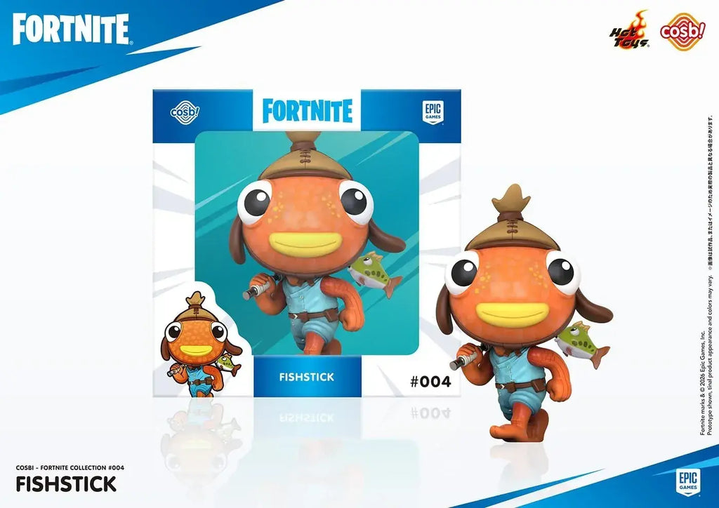 Hot Toys Fortnite Fishstick Cosbi 004 8 cm Collectible Figure