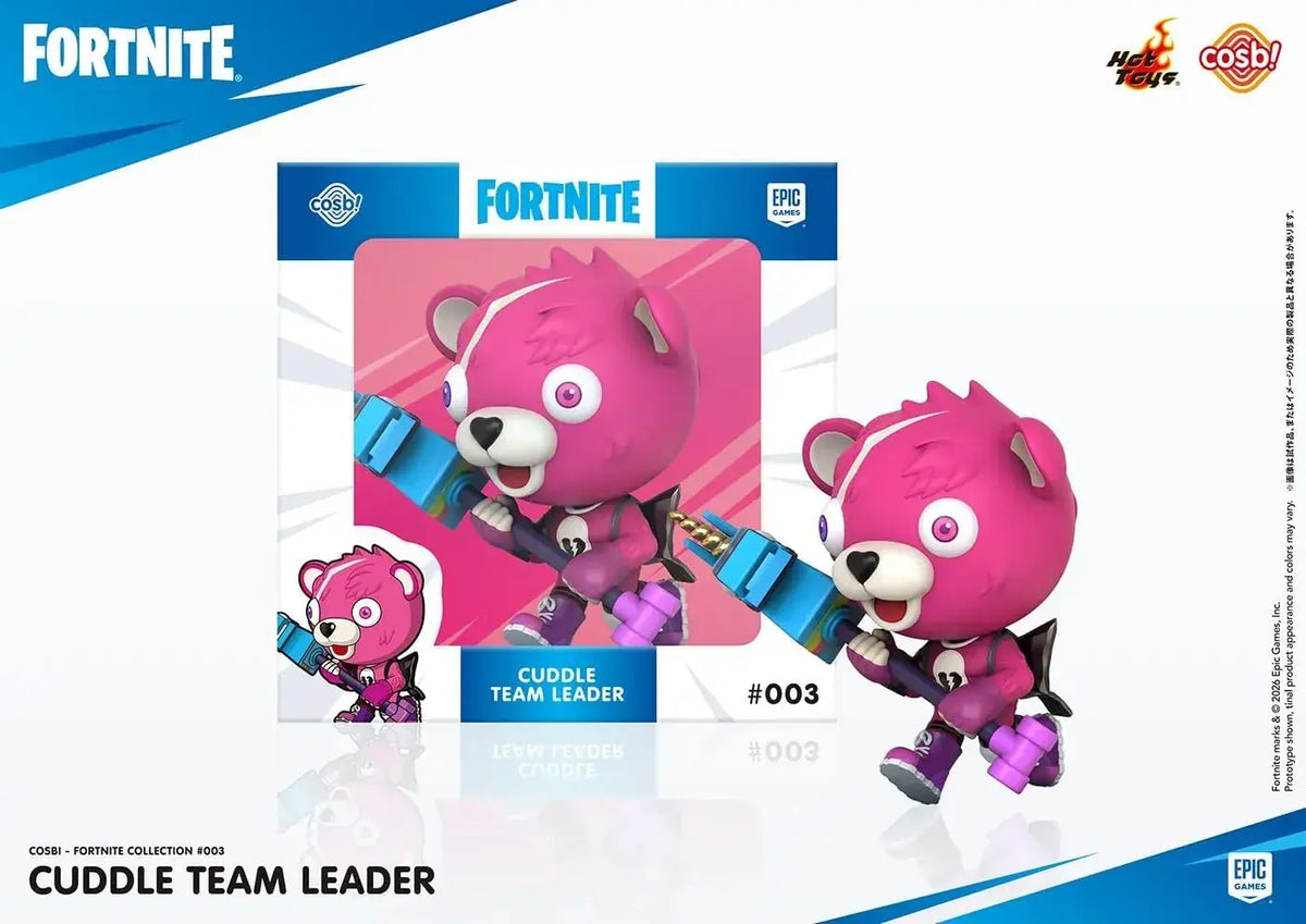 Hot Toys Fortnite Cosbi Pink Bear 003 8cm Collectible Figure