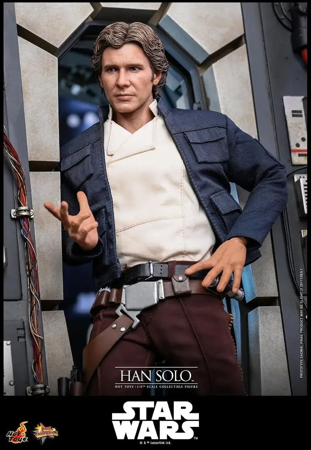 Hot Toys Han Solo 1/6 Scale Figure from Empire Strikes Back 31 cm