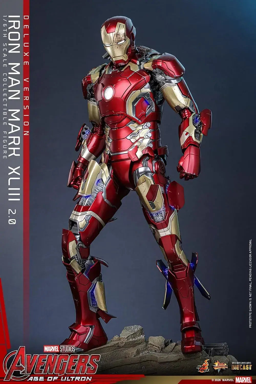 Hot Toys Iron Man Mark 43 1/6 Scale Figure Deluxe Collectible