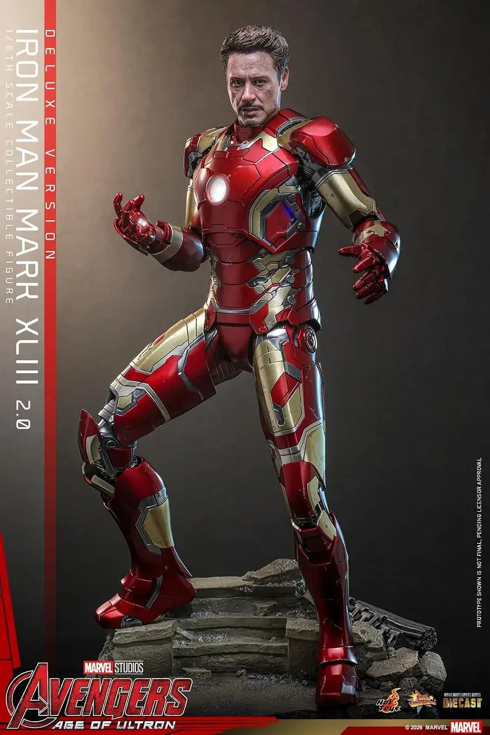 Hot Toys Iron Man Mark 43 1/6 Scale Figure Deluxe Collectible