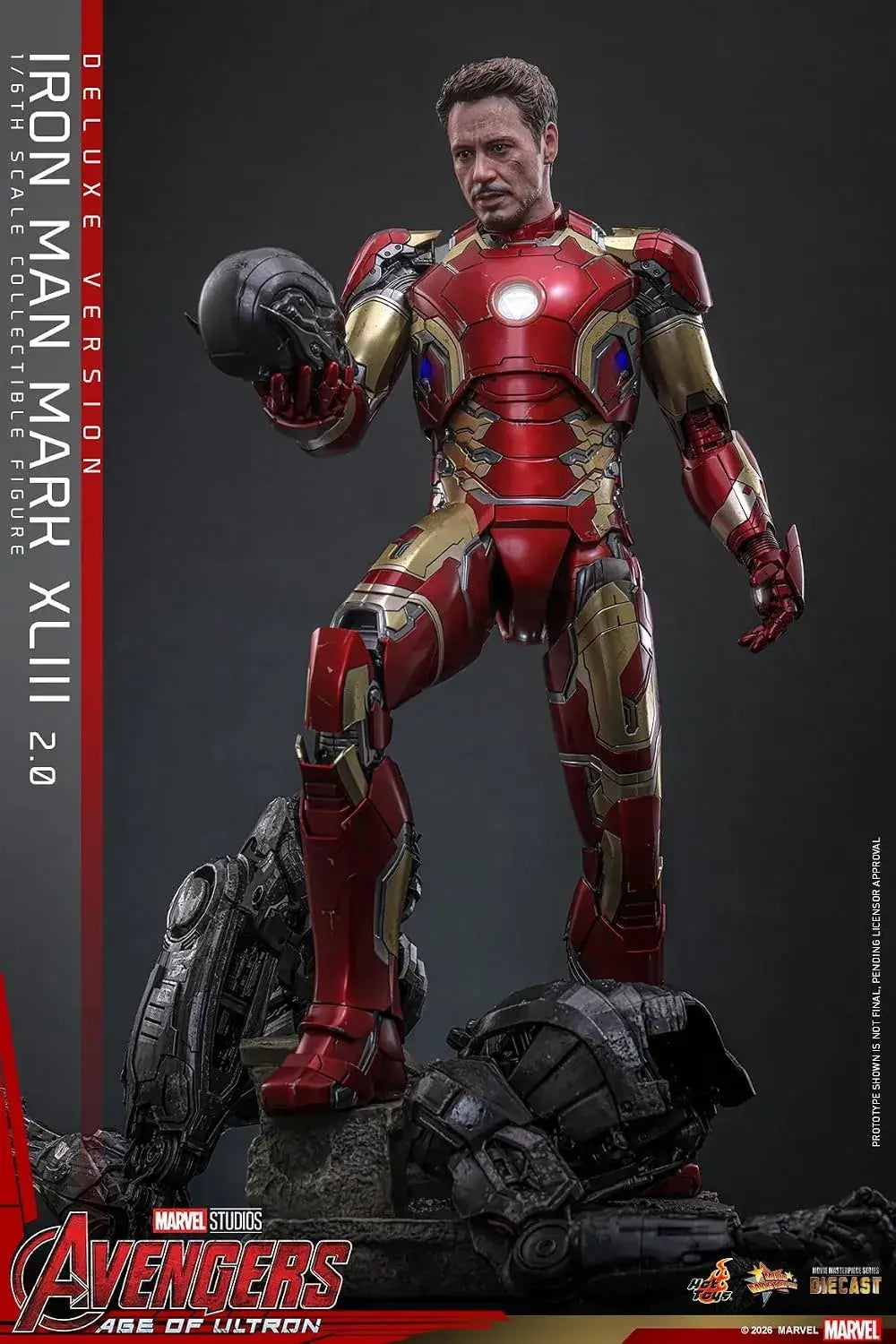 Hot Toys Iron Man Mark 43 1/6 Scale Figure Deluxe Collectible