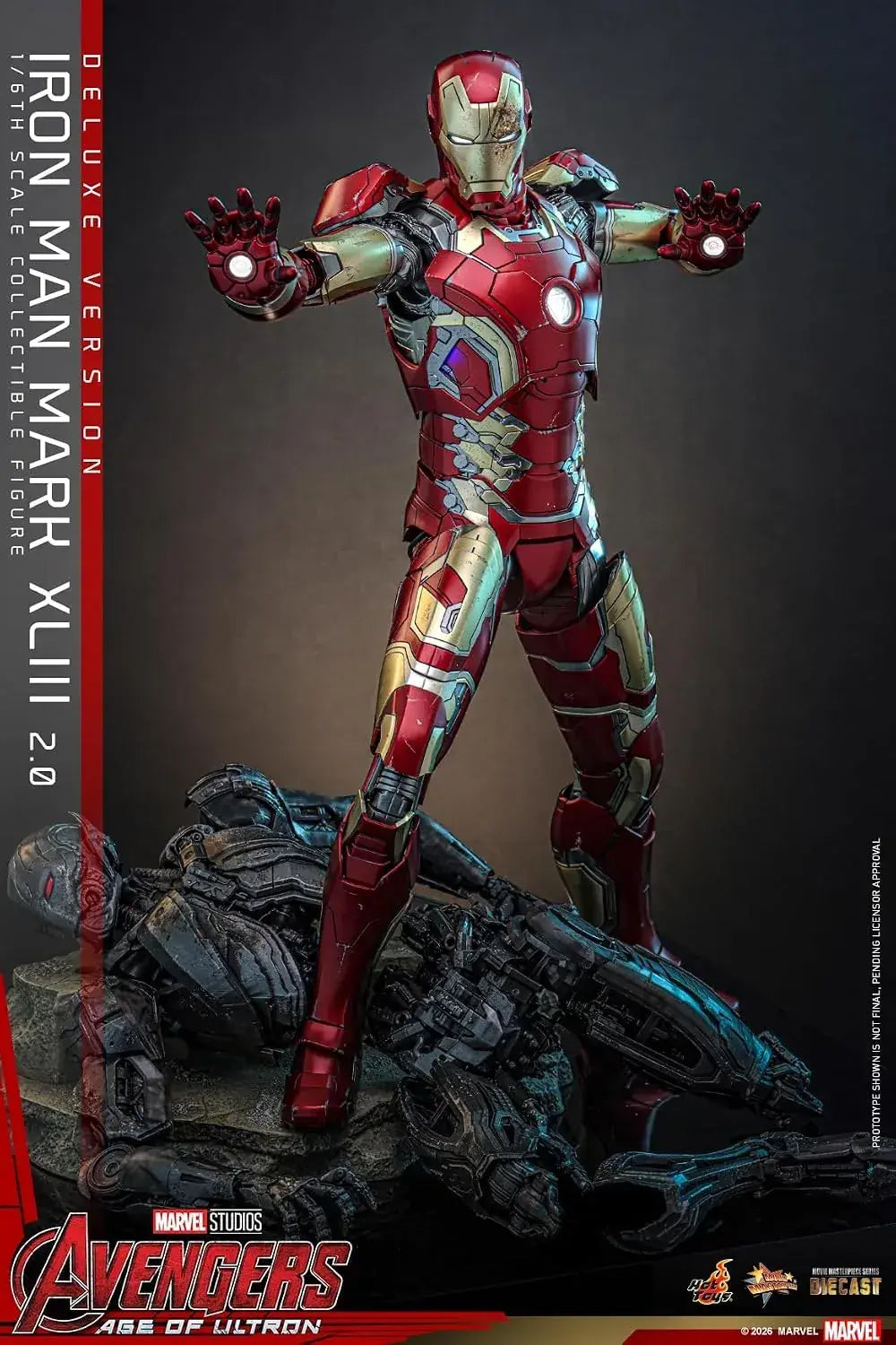 Hot Toys Iron Man Mark 43 1/6 Scale Figure Deluxe Collectible
