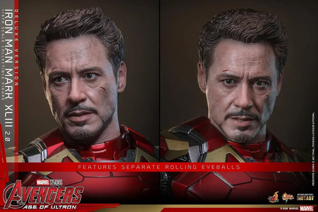 Hot Toys Iron Man Mark 43 1/6 Scale Figure Deluxe Collectible