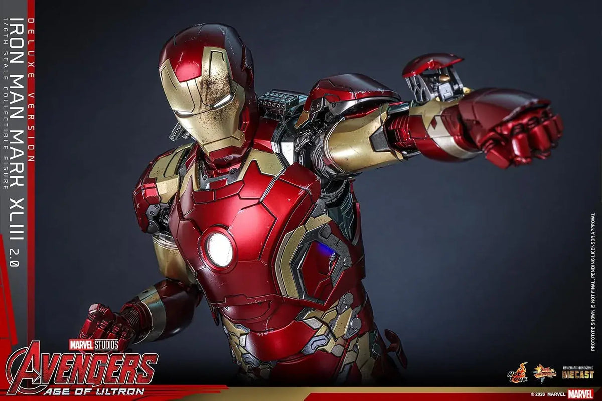 Hot Toys Iron Man Mark 43 1/6 Scale Figure Deluxe Collectible