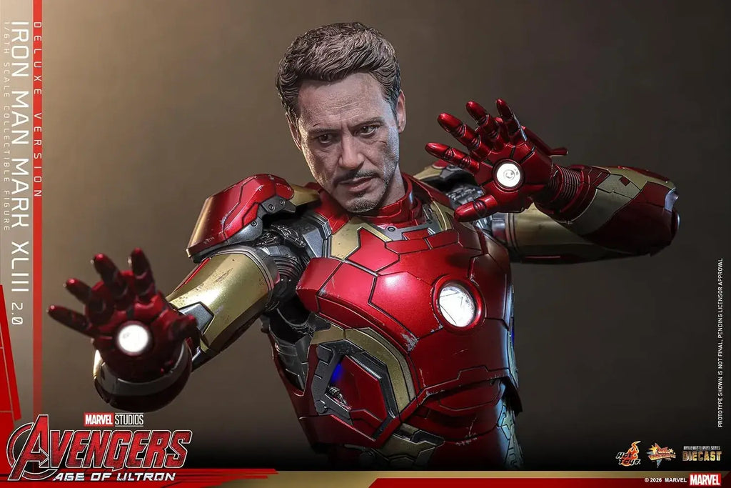 Hot Toys Iron Man Mark 43 1/6 Scale Figure Deluxe Collectible