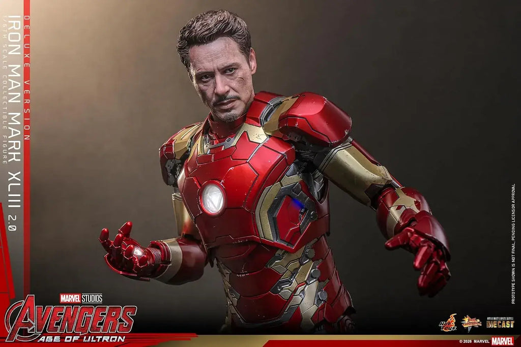Hot Toys Iron Man Mark 43 1/6 Scale Figure Deluxe Collectible