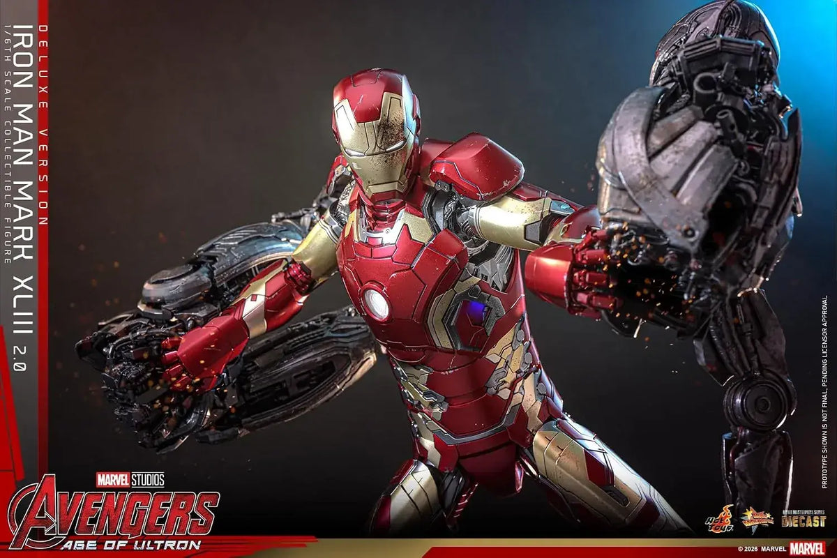 Hot Toys Iron Man Mark 43 1/6 Scale Figure Deluxe Collectible